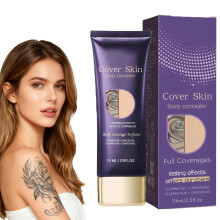 Waterproof Body Concealer for Legs and Body, Full Coverage Tattoo Cover Up Makeup for Scars and Vitiligo