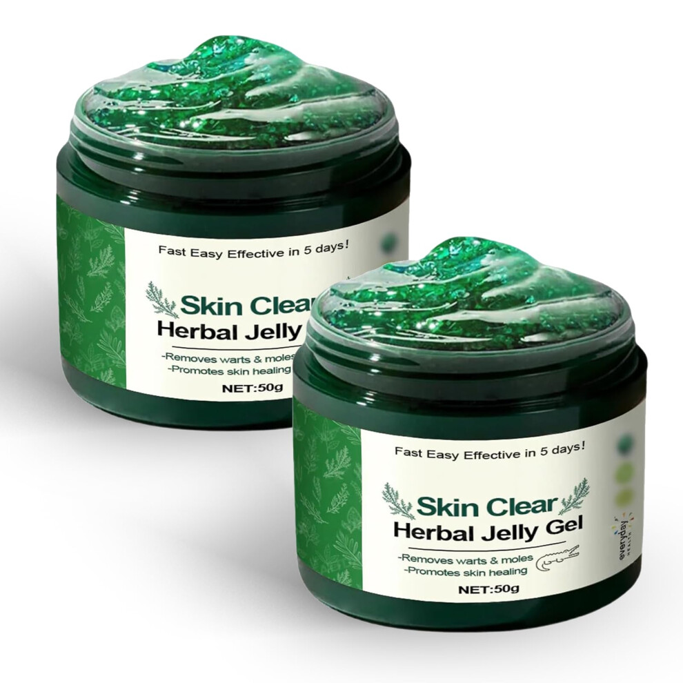Herbal Face Gel Moisturizing Jelly for Smooth Texture and Blemish Reduction, Hydrating 2 Pack