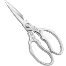 Kitchen Scissors Heavy Duty Stainless Steel Sharp Blades for Meat Poultry Fish Herbs Silver