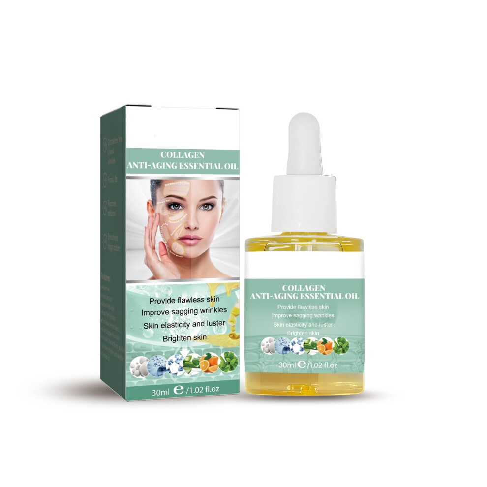 Collagen Serum Anti Aging Face Treatment for Wrinkles Hydrating Firming and Brightening 1PC