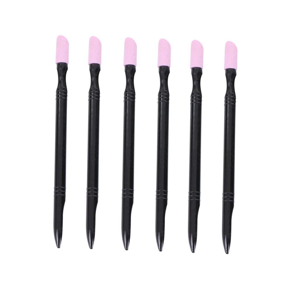 Professional Nail Care Set with Cuticle Pusher and Files for Natural and Acrylic Nails, 6pcs
