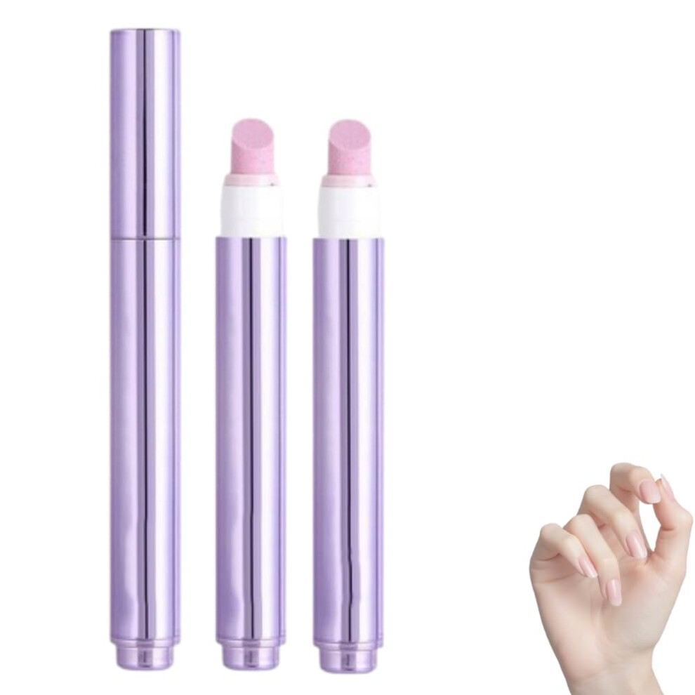 3in1 Nail Care Pen with Ceramic Tip, Cuticle Pusher and Oil Applicator for Dry Damaged Nails, 2PCS