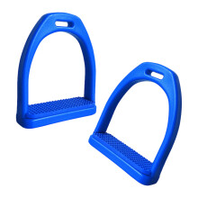 Kunststof paardenruggen voor alle terreinen, stijgbeugels,-Blauw