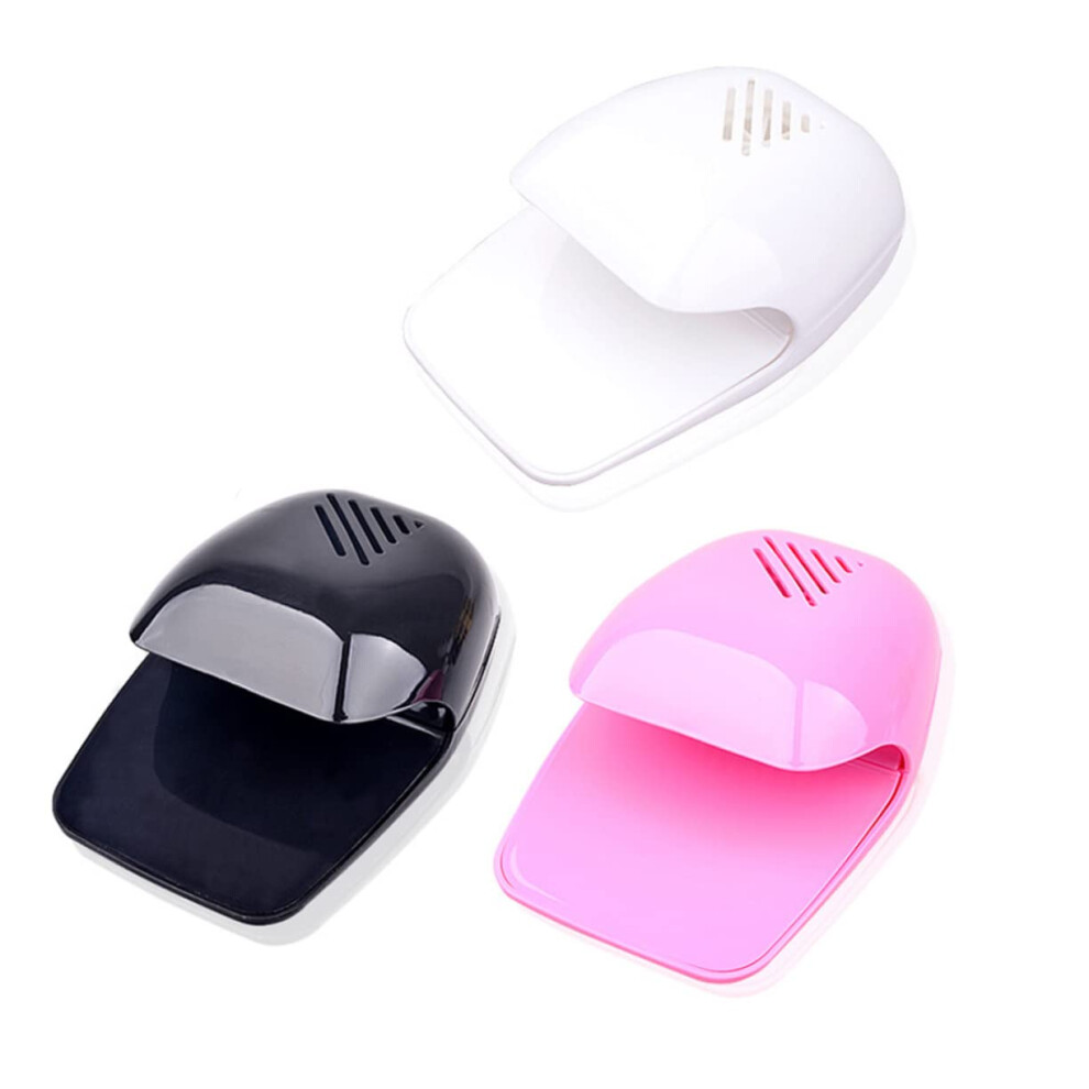 Touch Activated Nail Dryer Fan Fast Drying for Salon and Home Pink Manicure Tool