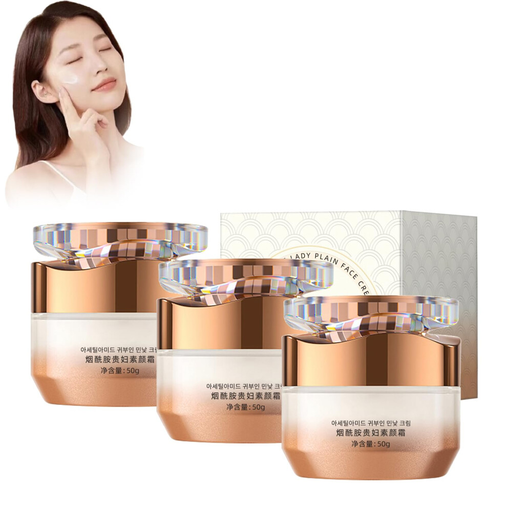 Cream Face Moisturizing With Nicotinamide Vitamin C, Tone Up Hydrating Makeup Primer, 50G 3Pcs