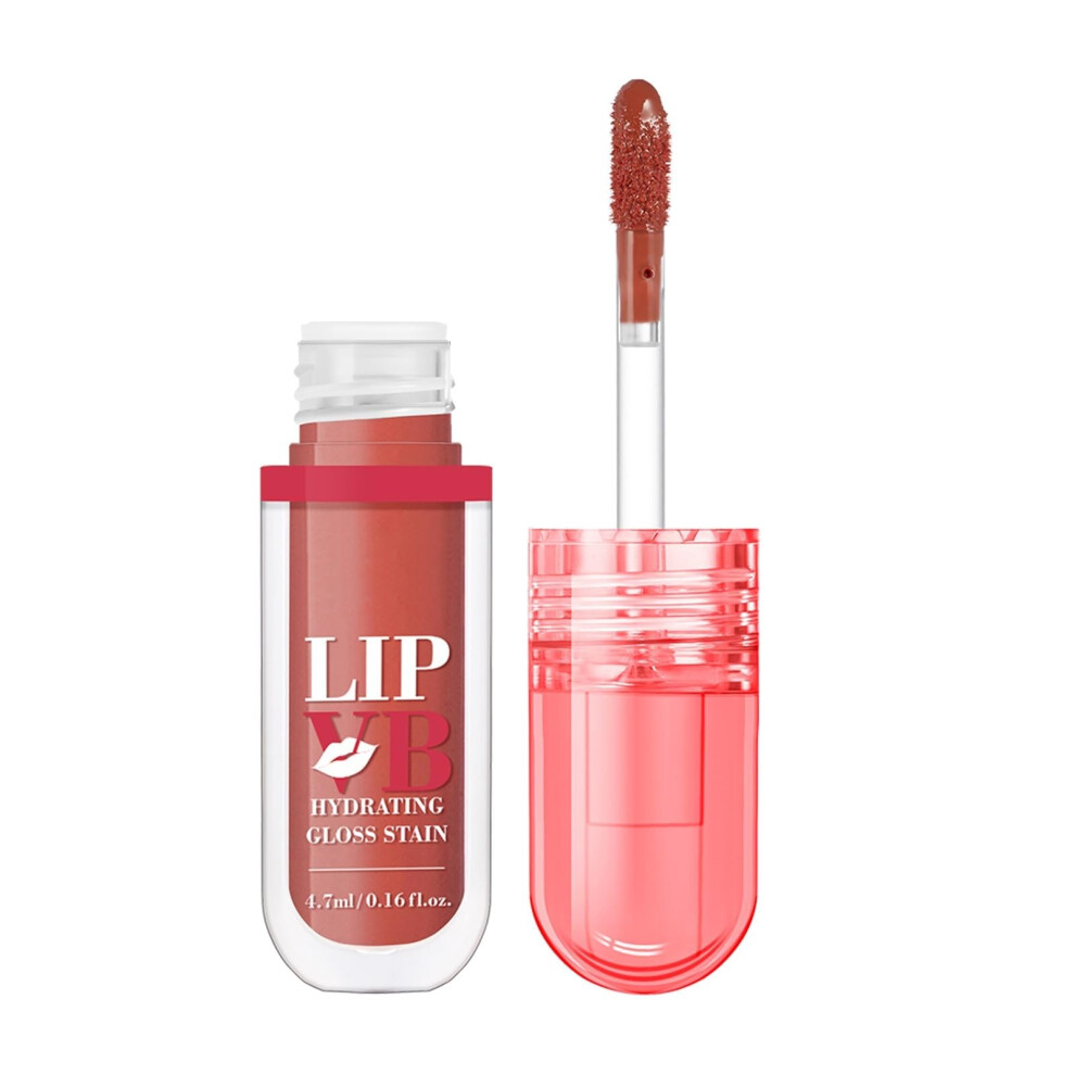 Hydrating Lip Gloss Stain with 12HR Moisture, Glossy Mirror Finish, NonSticky Lip Tint (#1 Hydra Honey)