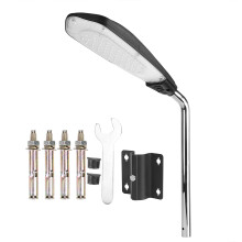 Refletor de segurança LED movido a energia solar, com acendimento automático ao anoitecer e iluminação externa de nível comercial para quintais,