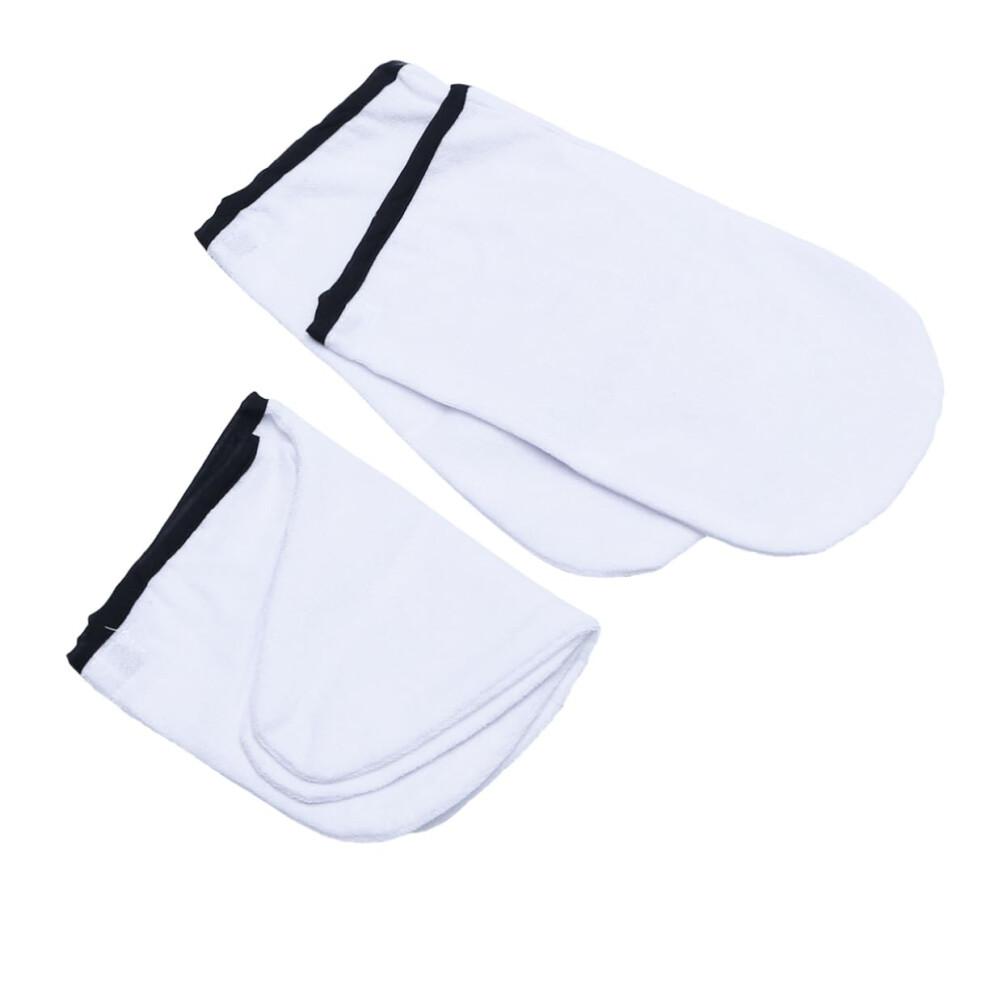 Paraffin Wax Gloves and Foot Covers Cotton Insulated Mitts for Heat Therapy and Deep Hydration