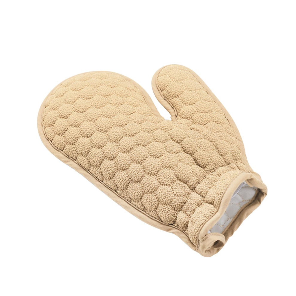 Back Scrubber with Handles and DoubleSided Exfoliating Bath Gloves for Daily Shower Care