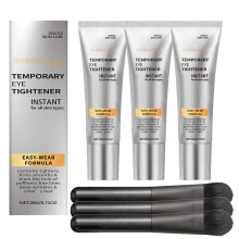 Instant Firming and Smoothing Face Primer 3PCS with Brush for Longlasting Matte Finish and Undereye Care