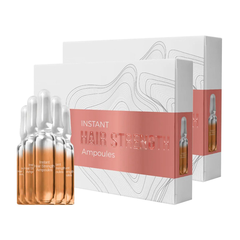 Hair Ampoule Treatment for Damaged and Dry Hair, Intensive  Lotion, 2 Box