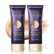 Waterproof Body Makeup for Tattoos Full Coverage Foundation TransferResistant Natural Radiance 2PC