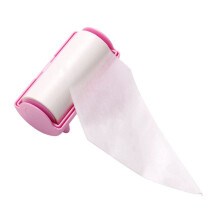 2in1 Pink Cuticle Remover Tool and Nail Stamper for Professional and Home Nail Art