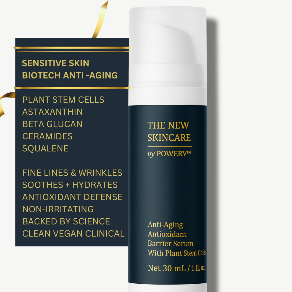 Anti Aging Serum for Sensitive Skin with Deep Hydration and Antioxidant Protection