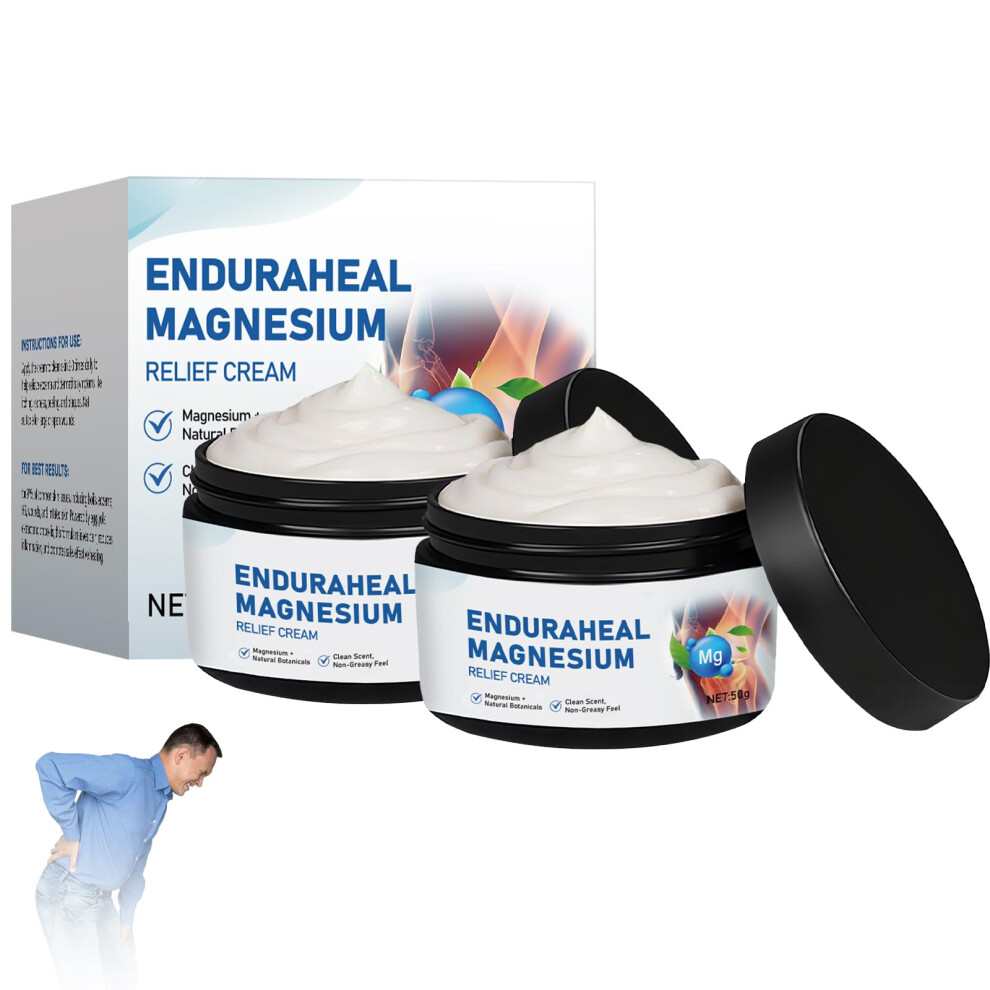 Cream Magnesium For Joints And Muscles, Fast Absorbing Joint Pain Relief 2Pcs 50G