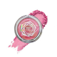 Rose Gold Blush and Highlighter Palette Vegan 3in1 Shimmer Powder for Cheeks and Eyes #06