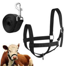 Cattle Rope Halter With Leading Rope, Foal Halter, Adjustable Training Tool For Horses, Sheep, Goats, Lambs