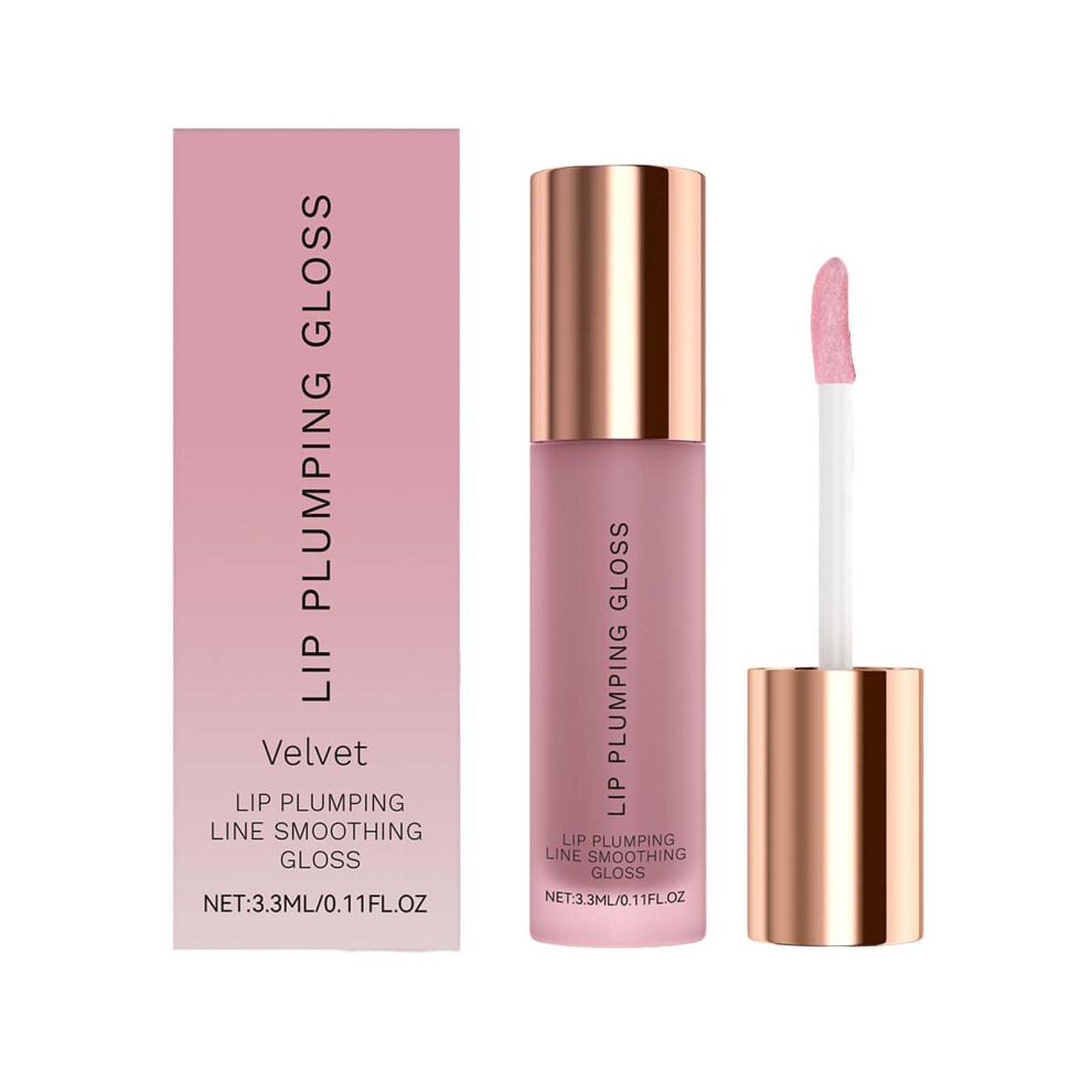 Lip Plumping Gloss Color 03 Hydrating Nonsticky Shine for FullerLooking Lips