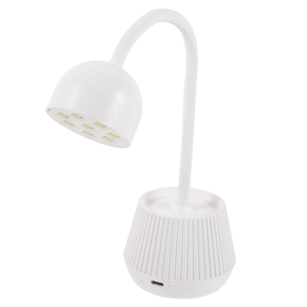 Light 24W Professional Led Nail Lamp For Gel Polish With 360 Flexible Gooseneck And Adjustable