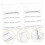 2pcs Empty Eyeshadow Palette with Lids, DIY Custom Makeup Case, Compact Travel Size 2
