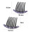 Χαριτωμένη χτένα μαλλιών με μικρά λουλούδια, μοντέρνες χτένες μαλλιών με λαμπερά 2