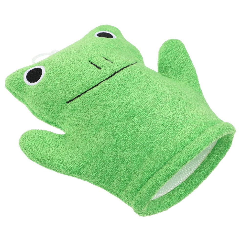 DualSided Exfoliating Bath Gloves with Rich Foaming Action for Gentle Skin Cleansing