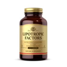 Solgar Lipotropic Factors Tablets - Pack of 100 - Liver Support - Liver Support - Hormone and Nutrient Transportation - Vegan, Gluten Free and Kosher