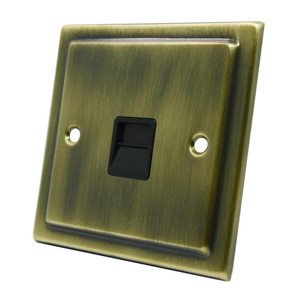 Aet Vabtelsbl Victorian Antique Brass Telephone Slave Bt Phone Extension Secondary Socket, 240 V 700461520450
