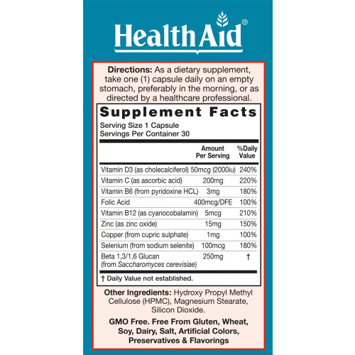 HealthAid Beta Glucan Complex Capsules 2