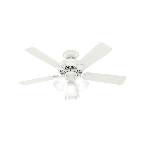 Hunter Hunter 50885 Swanson Ceiling Fan 44 inches Fresh White