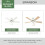 Hunter Hunter 50885 Swanson Ceiling Fan 44 inches Fresh White 5