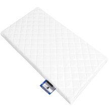 Baby Infant COT Swinging CRIB Foam MATTRESS 74 x 36 x 4 CM Water-Resistant (Square Corners)-Bluemoon