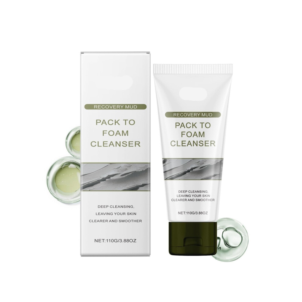 Clay Face Mask with Gentle Exfoliation and Deep Cleansing, Firming and Moisturizing for Smooth Skin 1PCS
