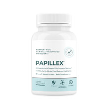 Food Supplement Tablets by Papillex - All Natural Immune Support - 60 Capsules Bottle (Single Bottle)
