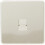 Knightsbridge SF7300BC Screwless Telephone Master Socket - Brushed Chrome (1-Piece) 2