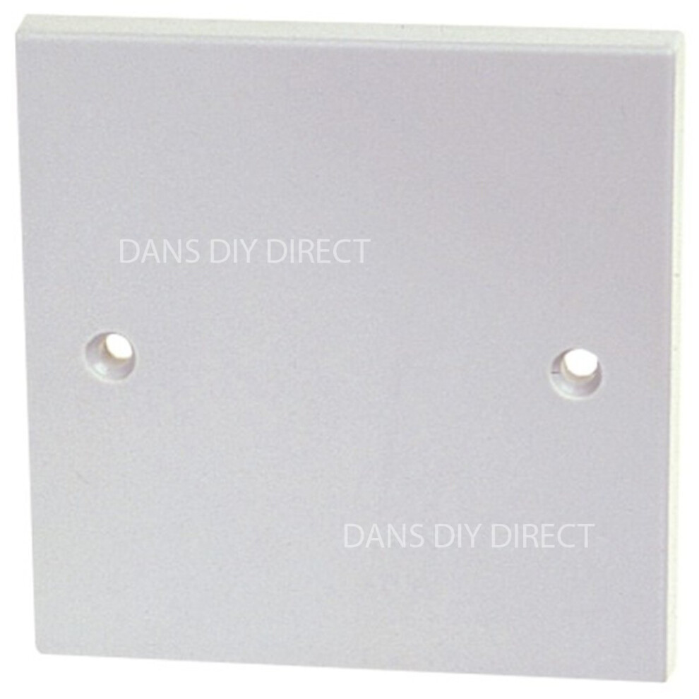 Single Blanking Plate Cover For Electrical Sockets By Dencon 772040482749