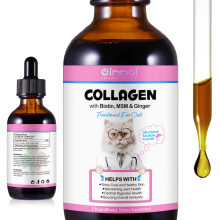 Tooffi Liquid Collagen for Cats,Collagen for Cats,Cat Collagen Skin and Coat Supplement,Daily Collagens Drops Supports,Support Digestive Health, Cat