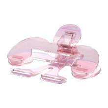 Transparent Book Page Holder Portable Page Clamp Read Aid Pink 4.72x2.95in For Textbooks And Cookbooks Opening Clips