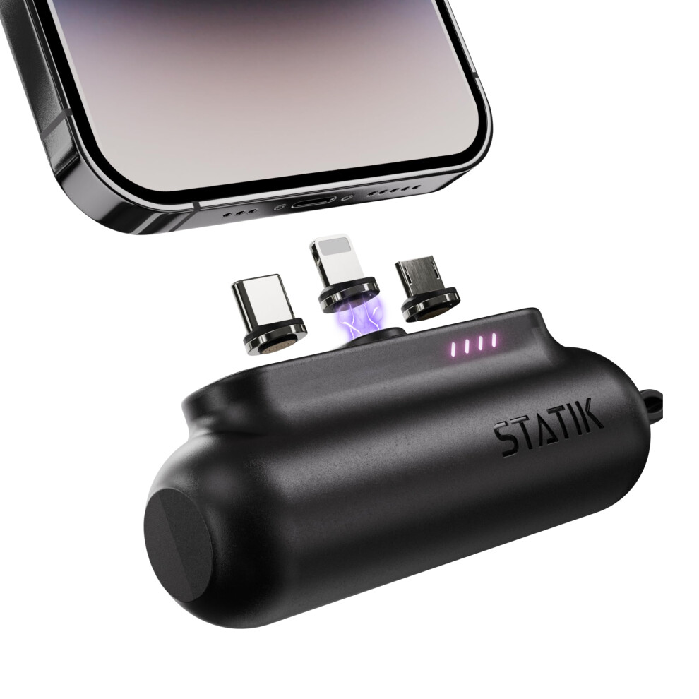 Statik Snap-N-Charge 30000Mah Power Bank Fast Charging,Universal & Compact,Portable Charger,Phone Battery Powerbank, Mobile Phone Portable Power Banks 810024054084
