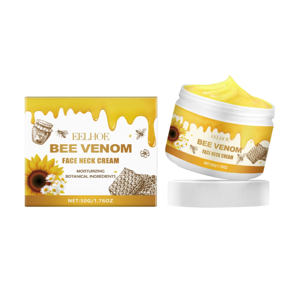 Cream Bee Venom Face With Collagen Anti Aging Moisturizer For Wrinkles And Skin Firming 1.76Oz