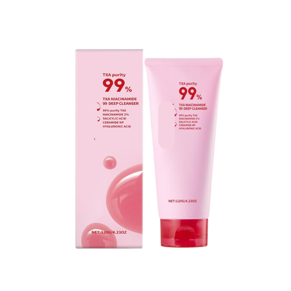 Niacinamide Facial Cleanser for Acne with Deep Pore Cleansing and Moisturizing Care, 2PCS