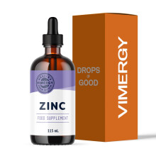Vimergy Organic Liquid Zinc, 57 Servings - Alcohol Free Zinc Sulfate - Supports Immune Health & Metabolism - Antioxidant - Gluten-Free, Non-GMO,
