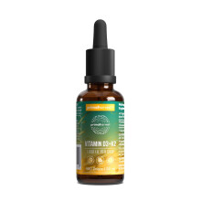 Primal Vitamin D3 & K2 Drops by Primal Harvest - Nutritional multivitamin with MCT Oil, Liquid Vitamin with Dropper Bottle, for Men and Women, 980