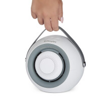 Dimplex DDF390 Desk Friend PTC Ceramic Fan Heater With Magnetic Handwarmer and Leatherette Carry Handle - White