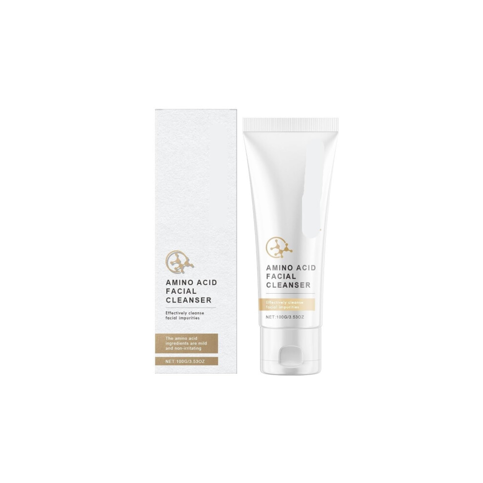 Amino Acid Facial Cleanser Gentle Hydrating Face Wash with Hyaluronic for Daily Pore Refining 1PCS