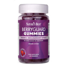 Nature?s Best Berryguard Immunity Gummies - with Vitamin C & Zinc for Immune System Support - UK Made - Strawberry & Cherry, 60 Gummies (60 Day