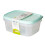 Wham Wham Everyday Food Box & Lid 3Ltr Clear/Assorted (Pack 2) 1