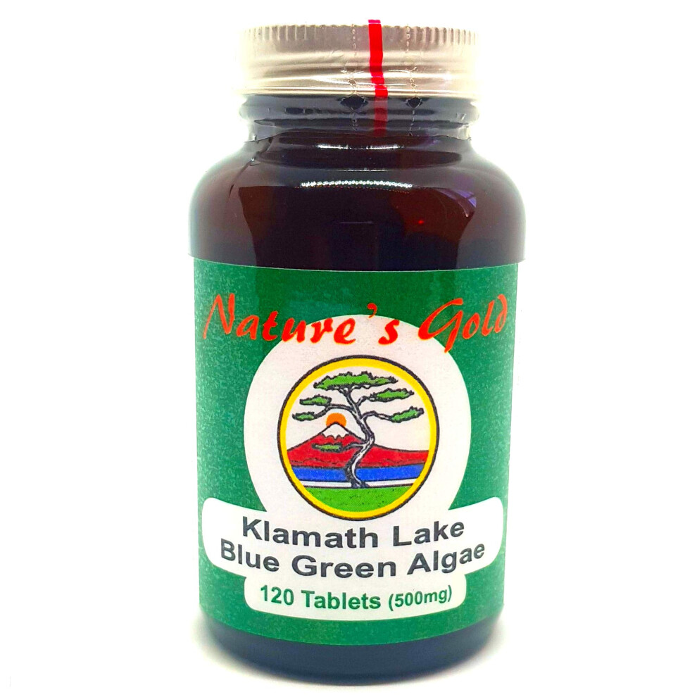 Nature's Gold Organic Klamath Lake Blue Green Algae Supplement 500Mg 120 Tablets