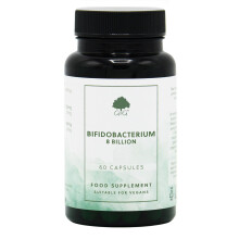 Bifidobacterium Capsule Supplement | 8 Billion Viable Organisms at Manufacture - Per 2 Capsule Dose | 60 Vegan Capsules | G&G Vitamins