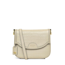 RADLEY London Drury Lane Small Flapover Crossbody Handbag for Women in Clay Croc-effect Grained Leather, with Adjustable Strap & Magnetic Fastening